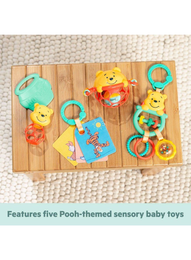 Bright Starts Disney Baby Winnie The Pooh Silly Ole Bundle Gift Set (5 Toys) - Image 2